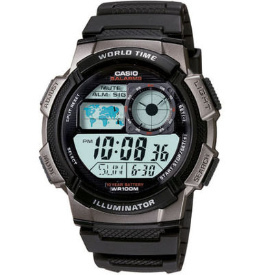 casio 100m water resistant watch